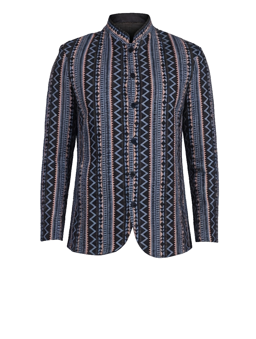 Blue Ethnic Coat Barong