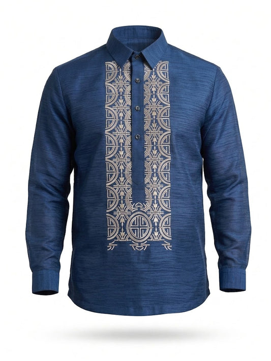 Midnight Blue Corporate Barong